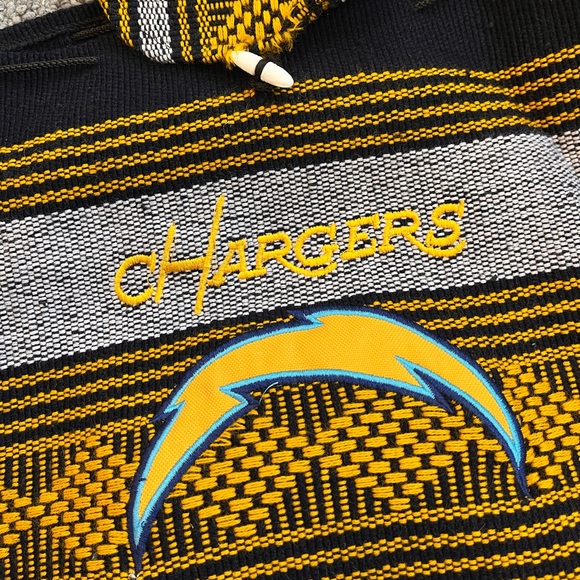 LA Chargers Backpack Sling Bag Woven Embroidered Boho Los Angeles NFL - Picture 3 of 5